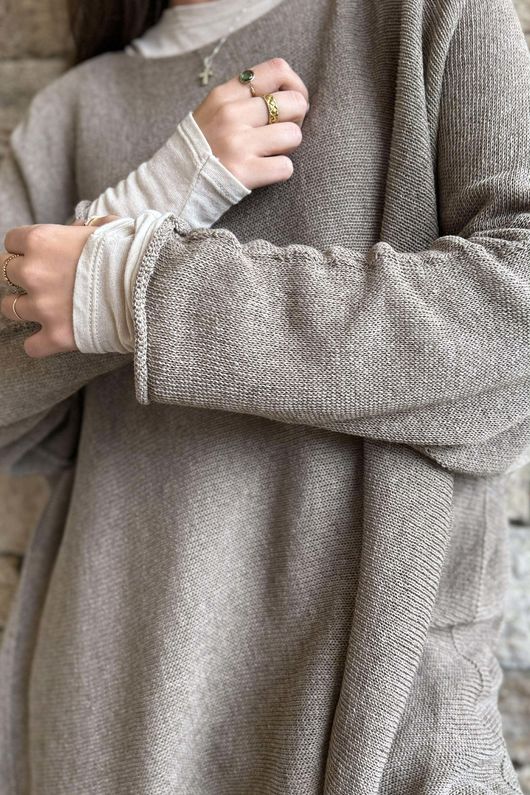 Conrad Slouch Cotton Knit Earth